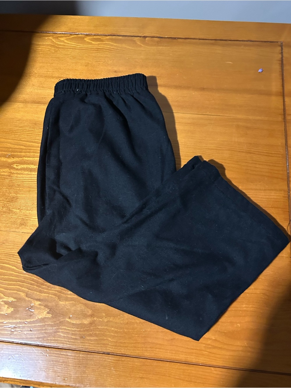FREE! Womens navy Elastic Waist Casual capris Pants
